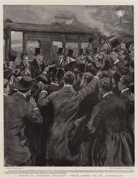 Eine Hommage an erfolgreiche Diplomatie, dreifaches Hoch auf Mr. Chamberlain